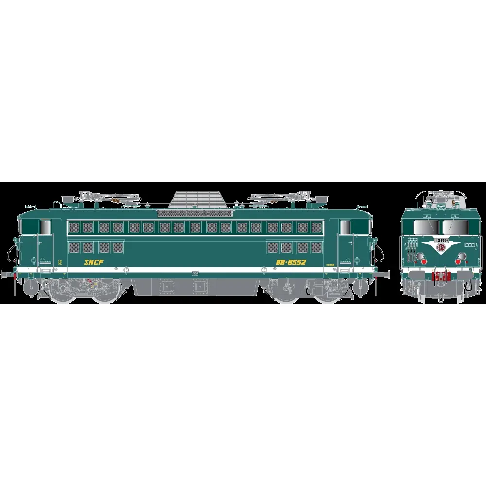 Locomotive Électrique BB 8552 - R37 HO 41073D - HO 1/87 - SNCF - EP IV - Digital - DC