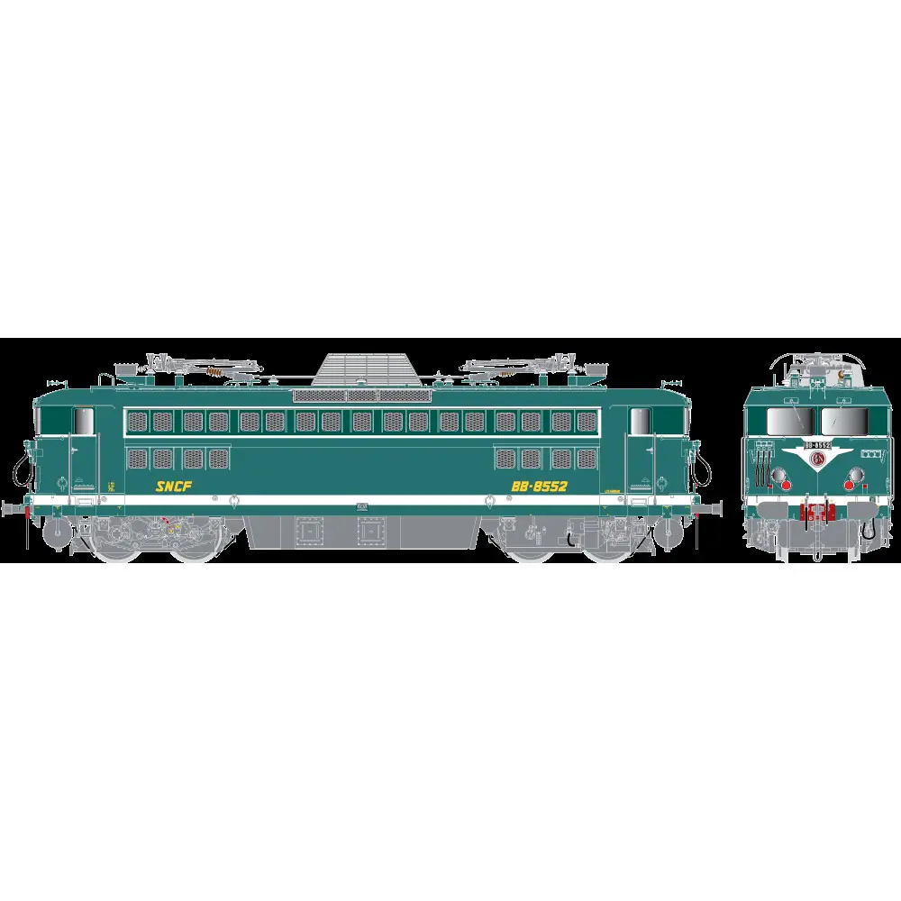 Locomotive Électrique BB 8552 - R37 HO 41073DS - HO 1/87 - SNCF - EP IV - Digital Sound - DCC