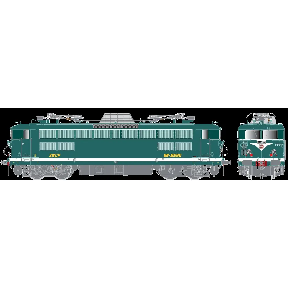 Locomotive Électrique BB 8580 - R37 HO 41074D - HO 1/87 - SNCF - EP IV - Digital - DC