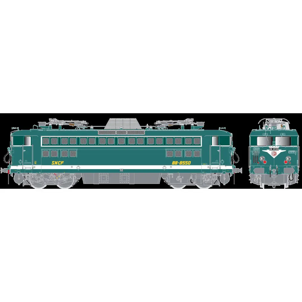 Locomotive Électrique BB 8550 - R37 HO 41075DS - HO 1/87 - SNCF - EP IV - Digital Sound - DCC