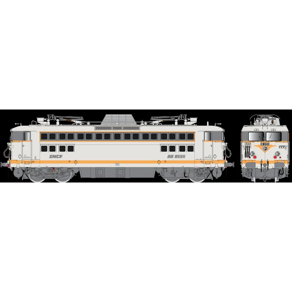 Locomotive Électrique BB 8555 - R37 HO 41077D - HO 1/87 - SNCF - EP V - Digital - DC