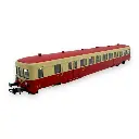 Remorque renforcée d'autorail ZR BD 27135 - R37 HO41264DCC - HO 1/87 - SNCF - IV - Digital