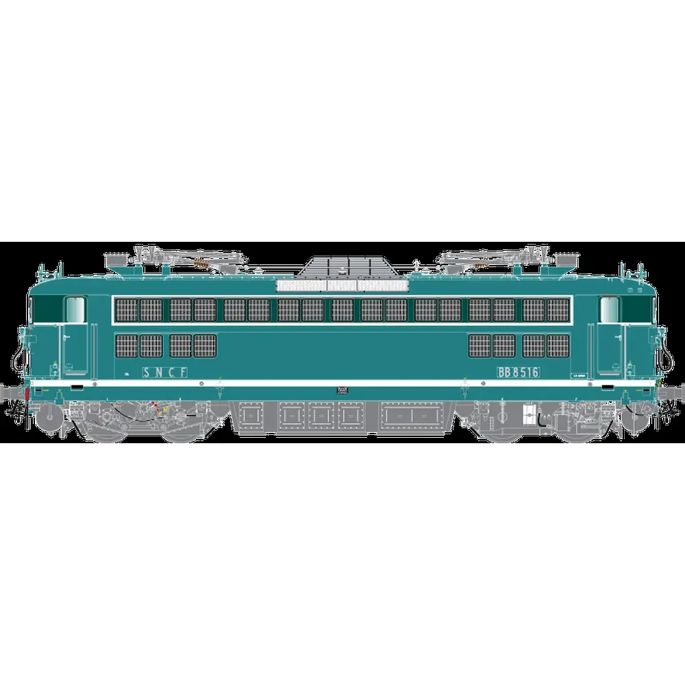 Locomotive électrique BB 8516 - R37 HO41047D - HO 1/87 - SNCF - Ep IV - Digital - 2R