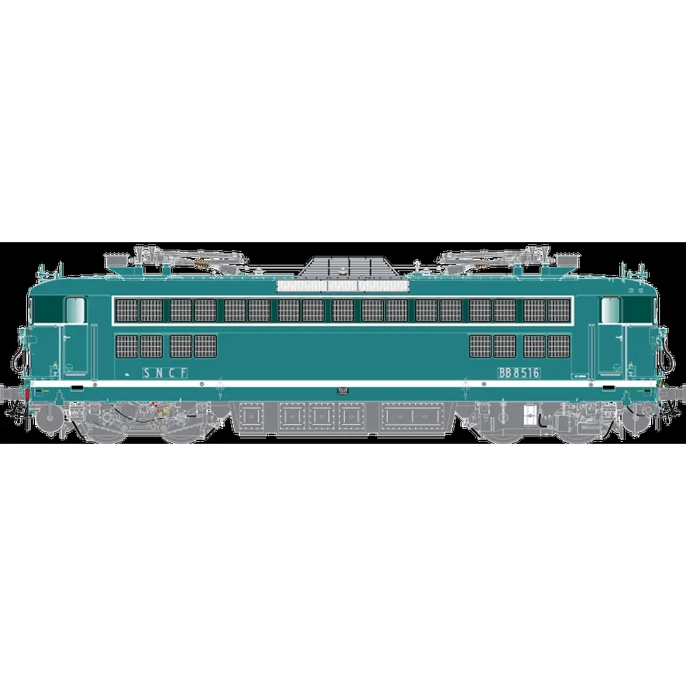 Locomotive électrique BB 8516 - R37 HO41047DS - HO 1/87 - SNCF - Ep IV - Digital sound - 2R