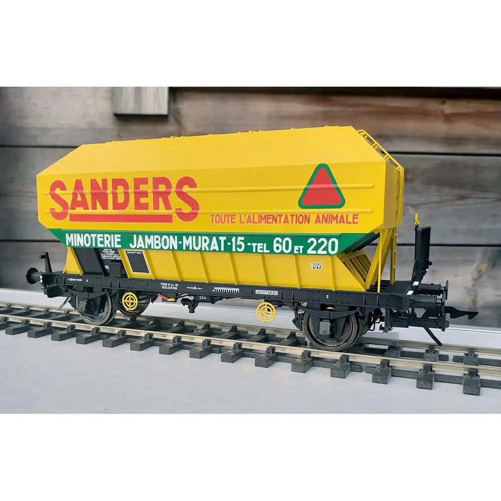 Wagon céréalier B. Richard Sanders - Rail 43 433013 - O 1/43 - SNCF - Ep III - 2R