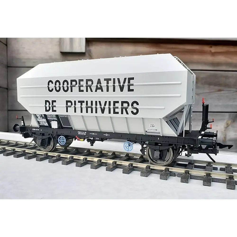 Wagon céréalier B. Richard Coopérative de Pithiviers - Rail 43 433017 - O 1/43 - SNCF - Ep III - 2R
