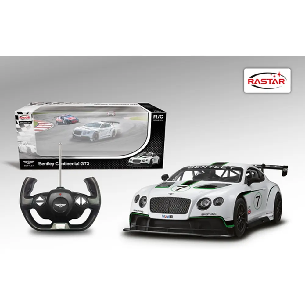 Voiture électrique - Bentley GT3 Performance blanche RTR - RASTAR RS70600 - 1/14
