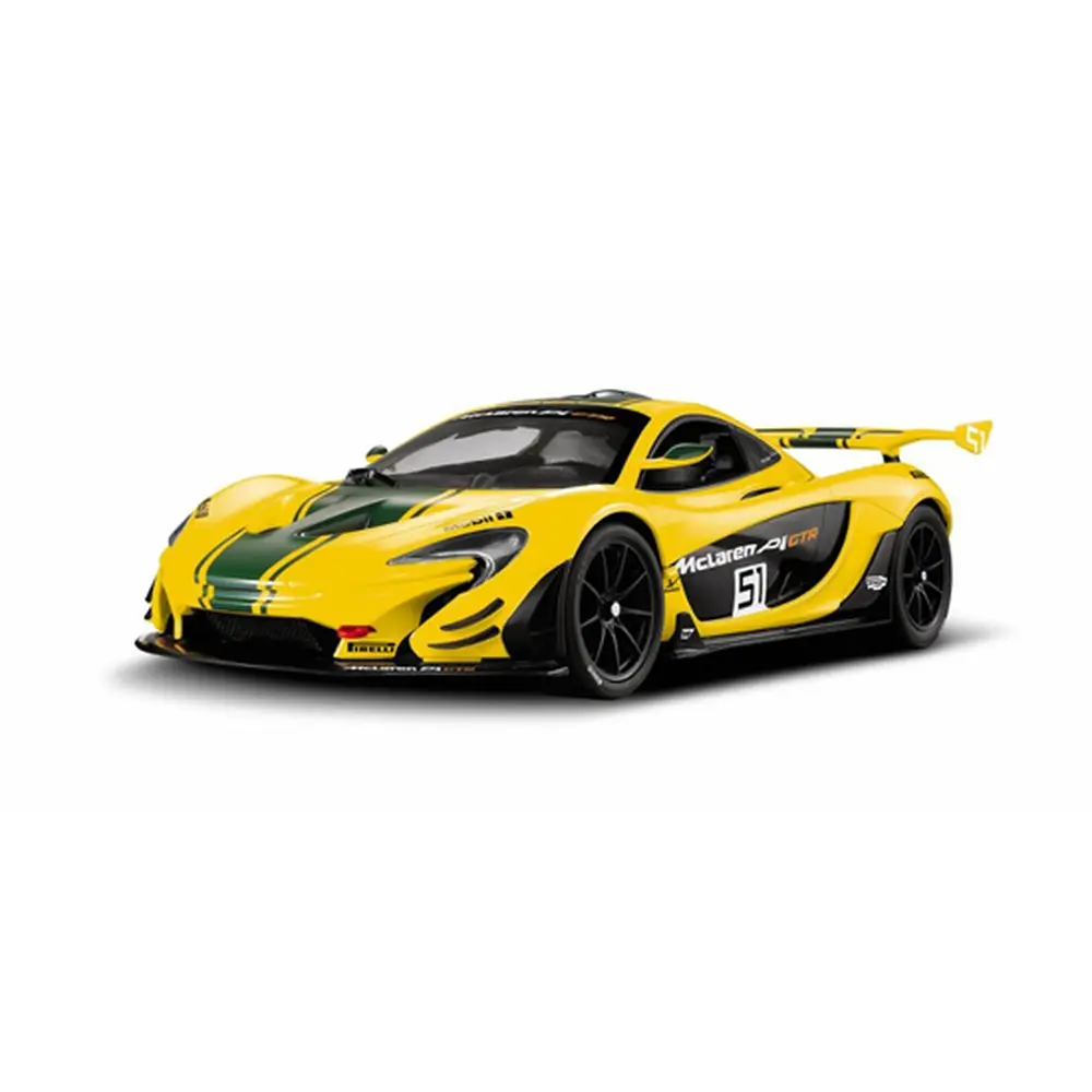 Voiture électrique - McLaren GTR jaune et verte RTR - RASTAR RS75000 - 1/14