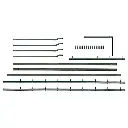 Gouttières & Tuyaux de Descente d'eau - RATIO 538 - Échelle OO 1/76 / HO 1/87 - Noir