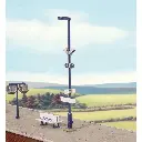 5 lampadaires à plate-forme modernes - Ratio T457 - HO/OO