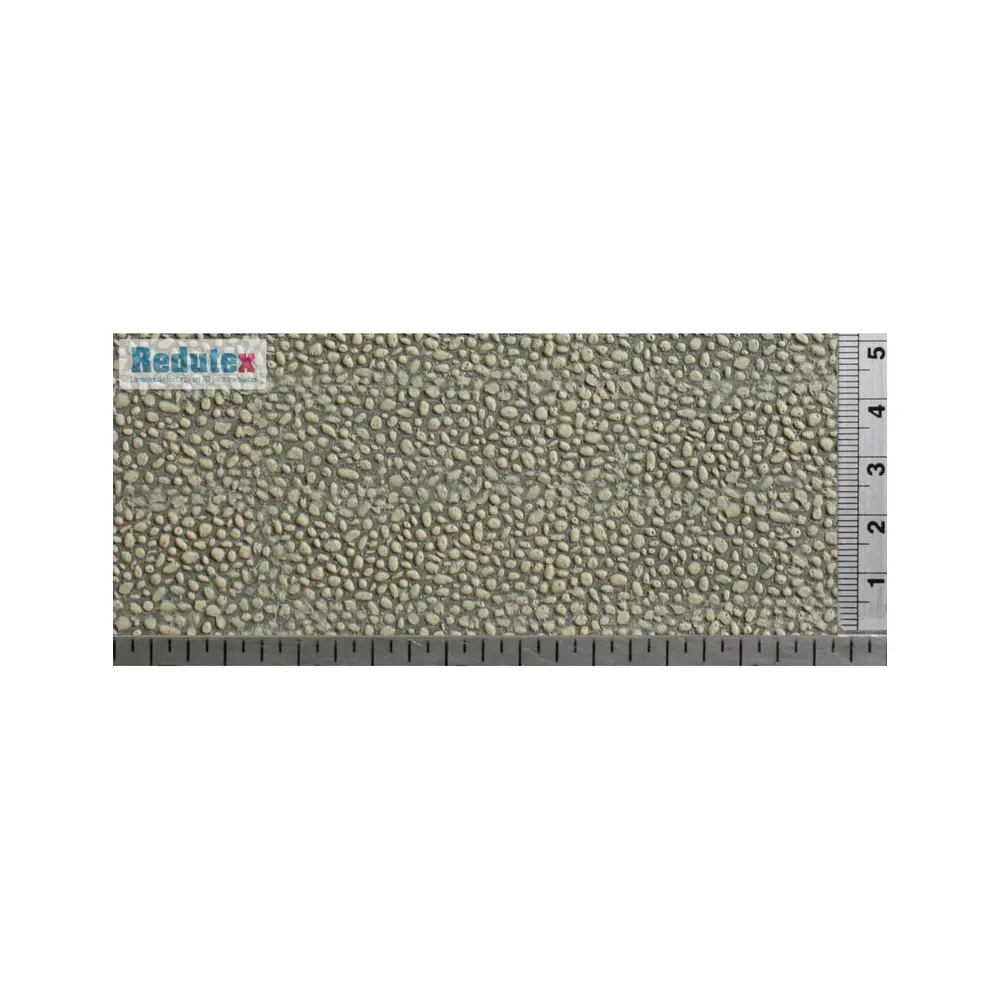 Plaque de décors Redutex 087CR111 - HO : 1/87 - Pavé gris