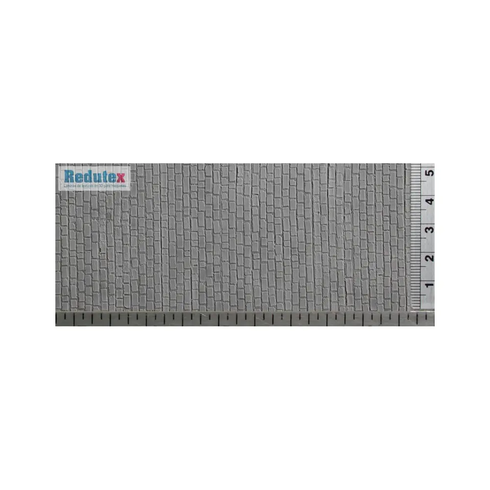 Plaque de décors Redutex 087CF311 - HO 1/87 - Route de pierre