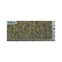 Plaque de décors Redutex 076AD121 - OO 1/76 - HO 1/87 - Pavé polychrome