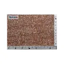 Plaque de décors Redutex Rouge Polychrome 087TA123 - HO 1/87 - Tuile Arabe