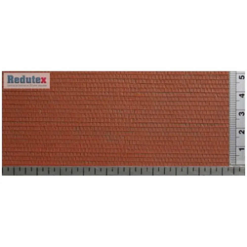 Plaque de décors - Redutex 160TF113 - N 1/160  - Tuile Française