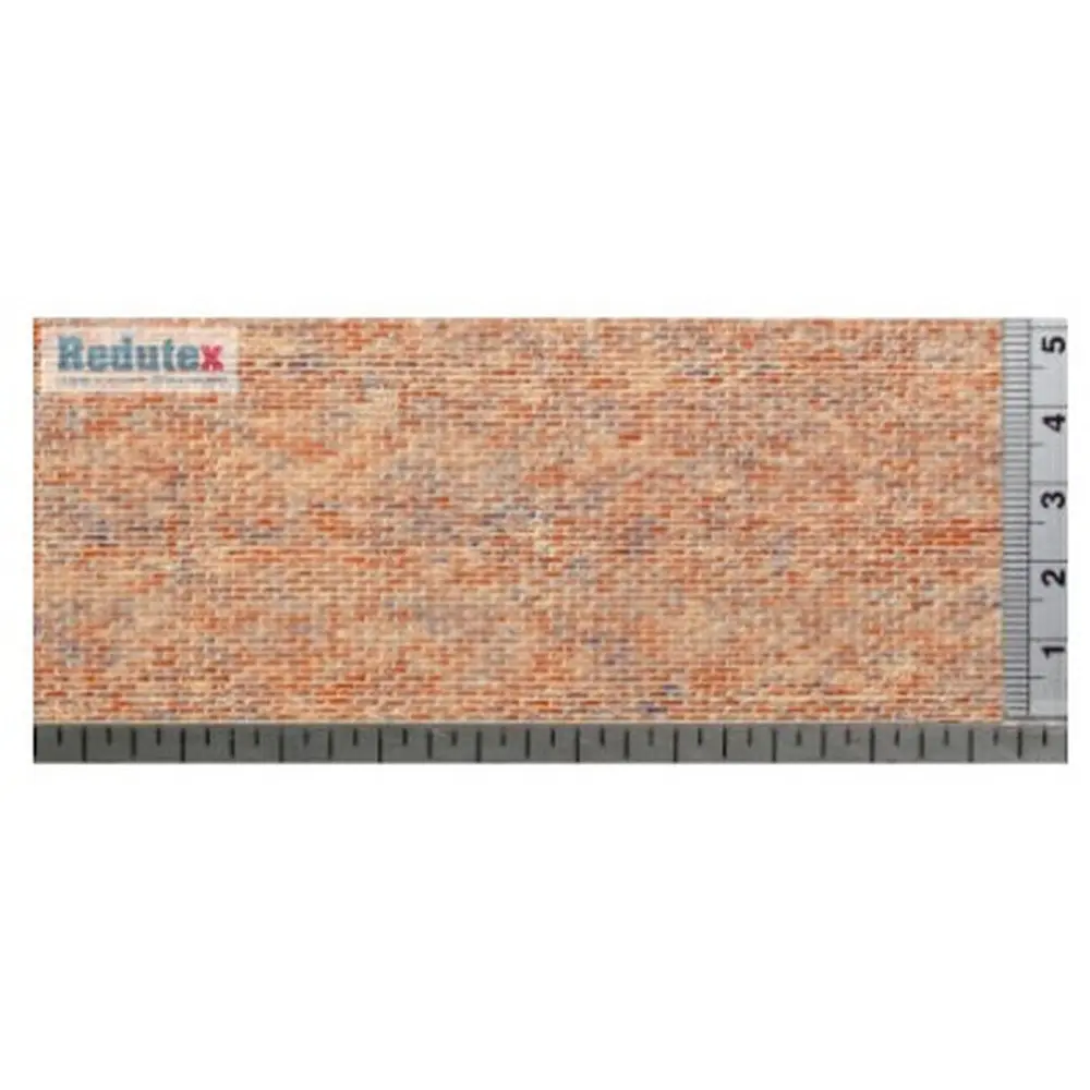 Plaque de décors - Redutex 087LV122 - HO / OO  - Ancienne brique plaine