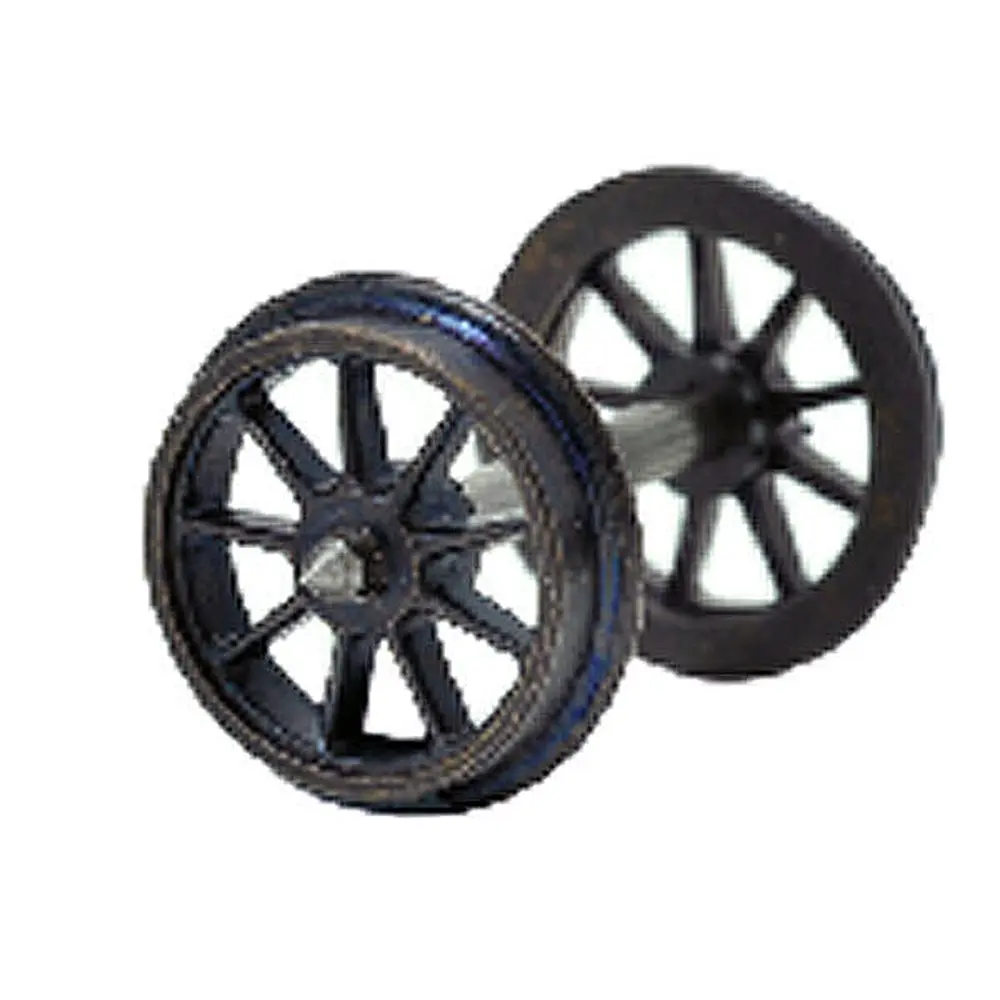 Set de 2 essieux avec roues à rayons D 1050