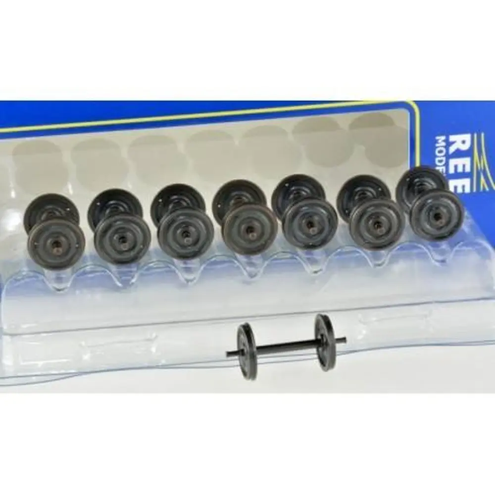 Set de 8 essieux OCEM roues pleines de diamètre 1050 avec axe nu