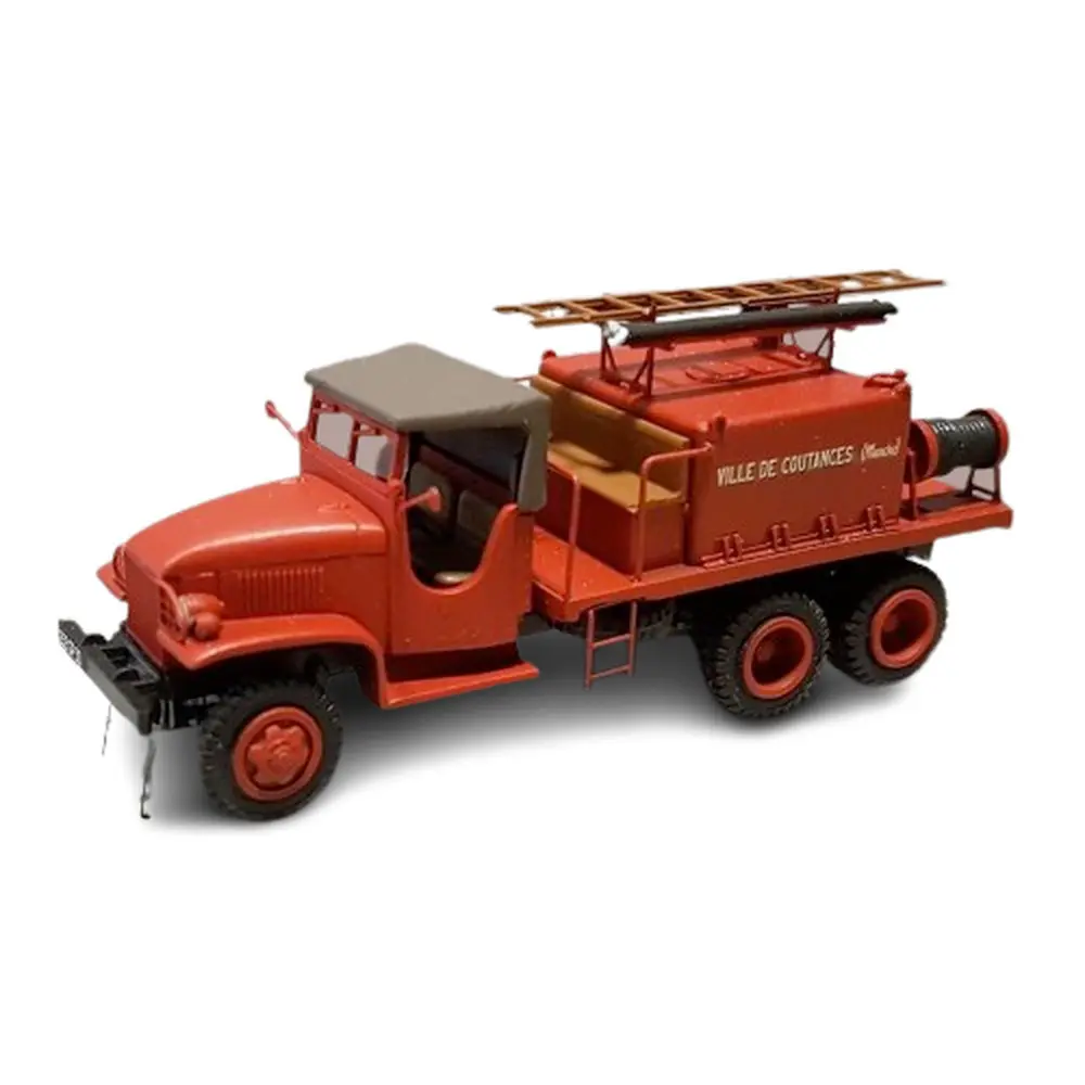Camion de Pompier GMC "COUTANCES" - REE MODÈLES CB-083 - HO 1/87