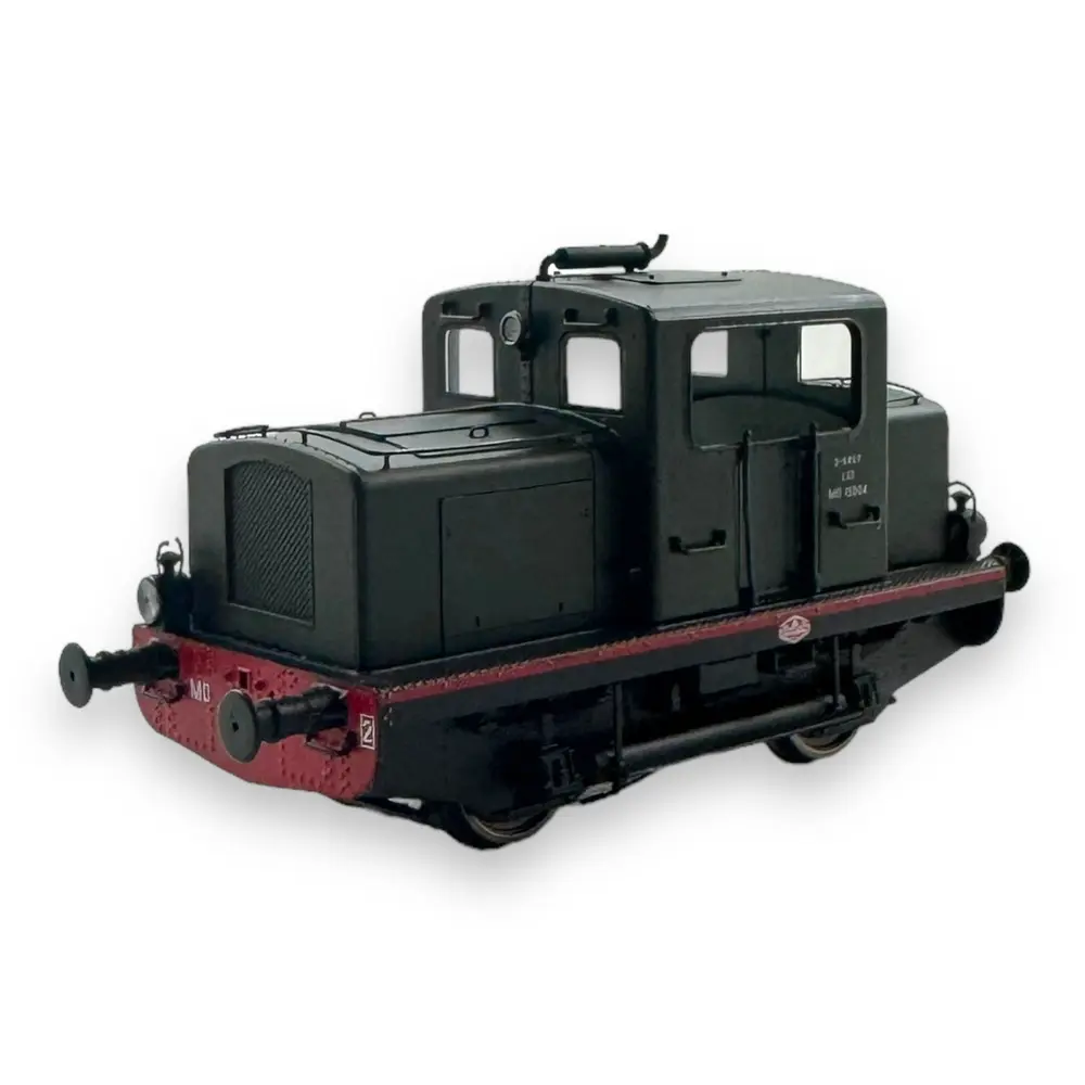 Locotracteur MOYSE 32 TDE | Vert306  Bande rouge - analogique - REE MODELES MB050 - SNCF