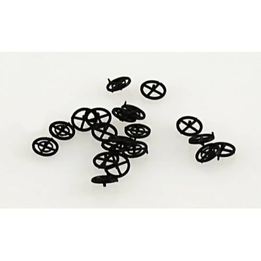 Volants de freins noirs pour wagons céréaliers, 20 pièces