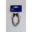 2 paires d'attelages courts magnétiques norme NEM 362, avec fils, longueur L : norme + 0.6mm