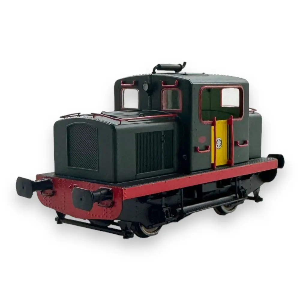 Locotracteur MOYSE 32 TDE | Vert 301 & rouge, porte jaune -DCC SON- REE MODELES MB091DS SNCF