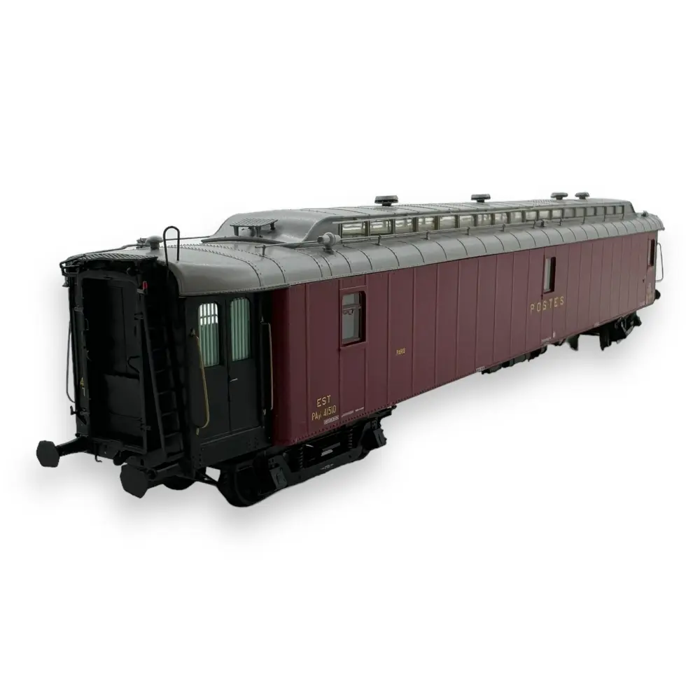 Voiture postale OCEM 21.6m AMBULANT "EST" n°41510 REE MODELES VB081 SNCF HO 1/87