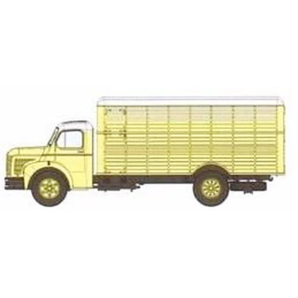Camion Berliet GLC 6 Bétaillère - REE MODELES CB112 - HO : 1/87