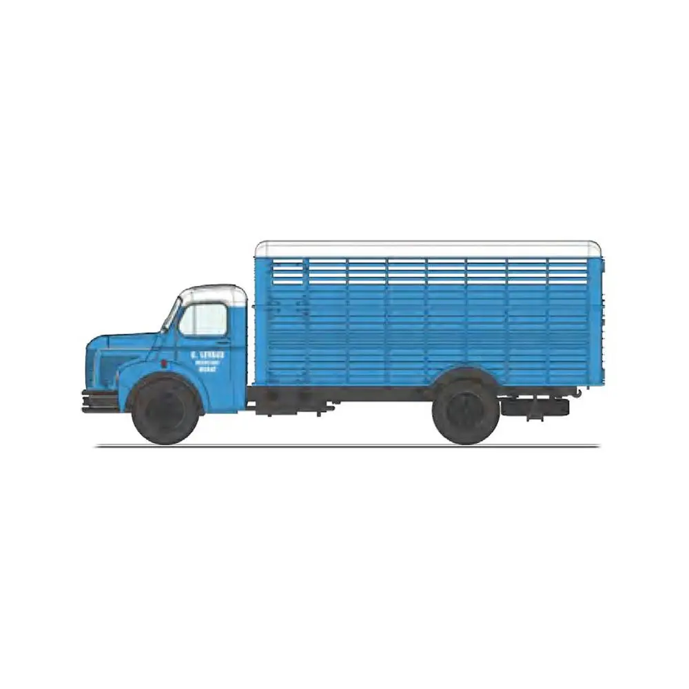 Camion Berliet GLC 6 Bétaillère LEVAUX - REE MODELES CB113 - HO : 1/87