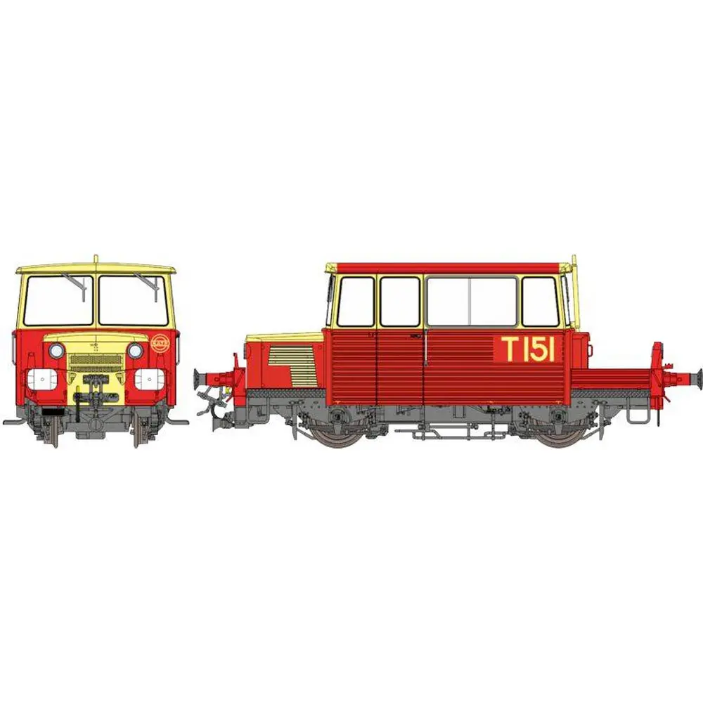 DRAISINE DU65 de la RATP - REE Modèles MB111S - HO - SNCF - Digital sound