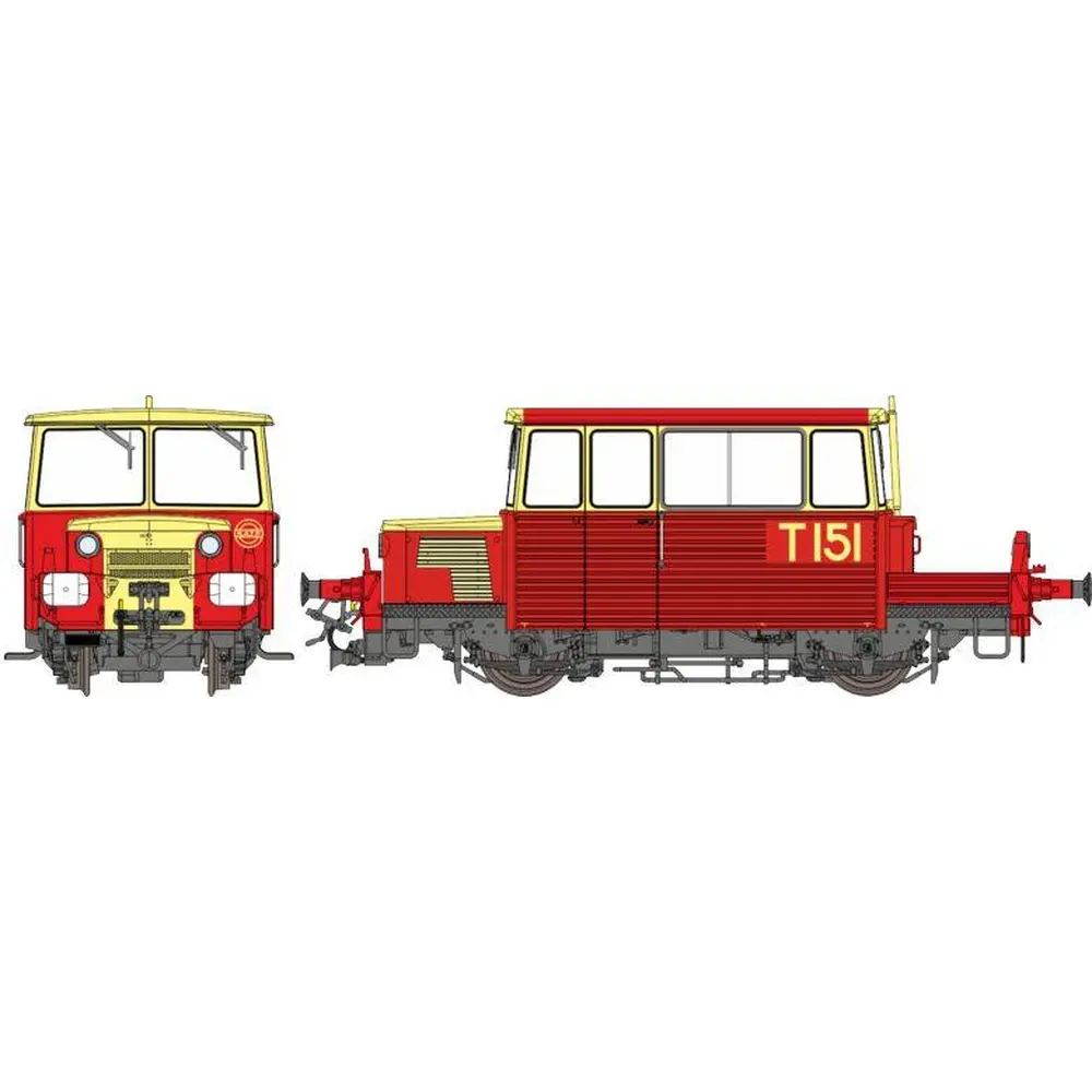 DRAISINE DU65 de la RATP - REE Modèles MB111 - HO - SNCF - Analogique