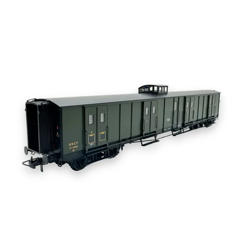Fourgon à bogie ex-PLM - Vert Sans Feux - REE MODELES VB350 - HO 1/87 - EP III