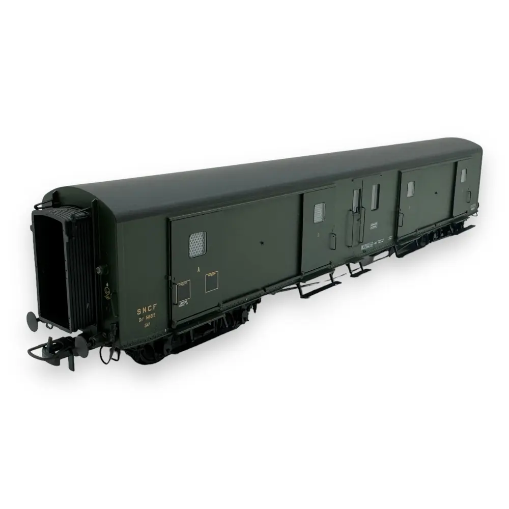 Fourgon à bogies métallisé Ex-PLM - Ree Modèles VB-353 - HO 1/87 - SNCF - Ep III - 2R