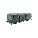 FOURGON OCEM 32 Sud-Ouest - Vert avec Lanterne ALU - REE MODELES VB332 SNCF - HO 1/87
