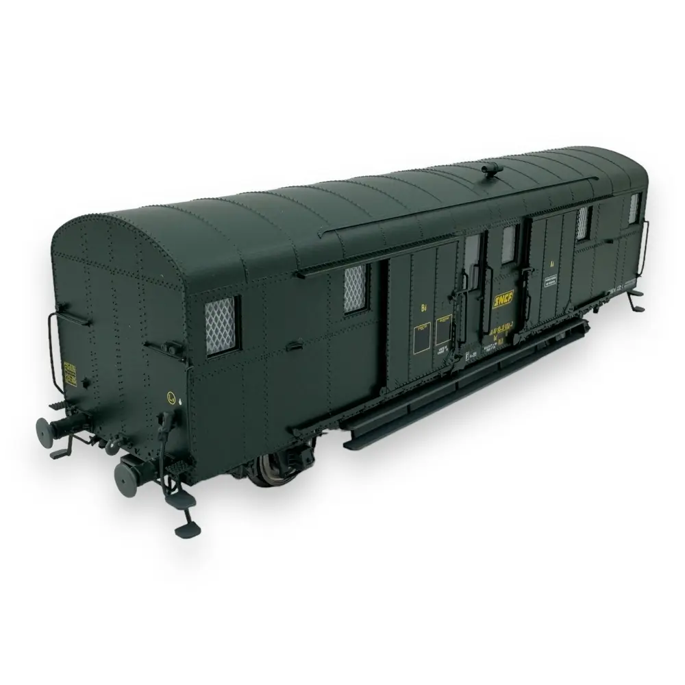 FOURGON OCEM 32 Sud-Est - Vert sans Feux - REE MODELES VB333 - SNCF - HO 1/87 - Ep IV