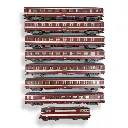 Set Rame Le Capitole 8 éléments - Ree Modèles CM016 - HO 1/87 - SNCF - Ep IV - Analogique - 2R