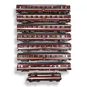 Set Rame Le Capitole REE Modèles CM016DSAC - HO 1/87 - SNCF - 8 Matériels roulant