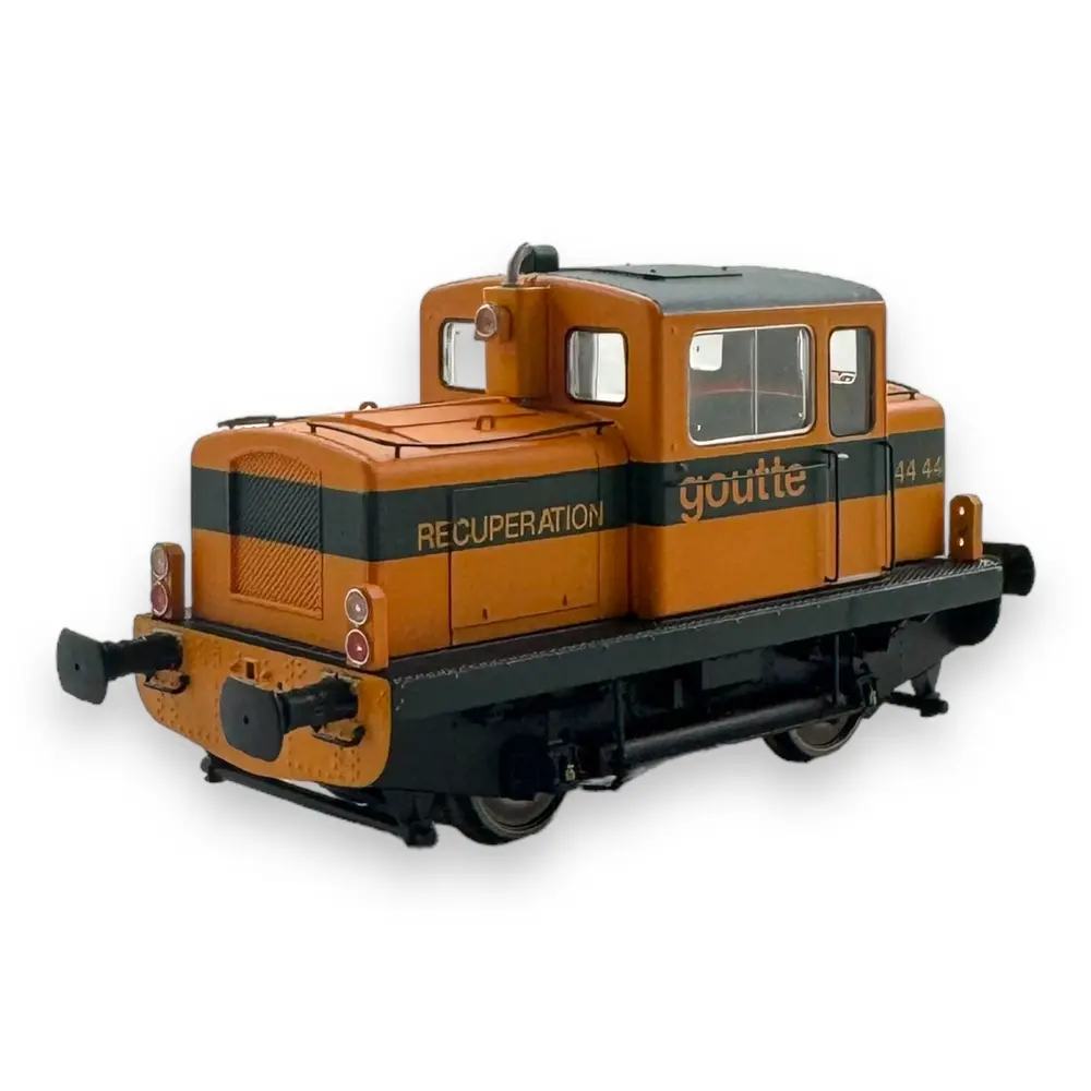 Locotracteur MOYSE 32 TDE, Ferrailleur goutte DCC SON - REE MODELS MB125DS - HO 1/87