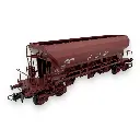 Wagon trémie F70 Eads REE MODELES WB666 - HO : 1/87 - SNCF - EP IV
