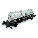 Wagon UFR Bi-Porteur et Remorques RAYMONDI - REE MODELES WB615 - HO : 1/87 - EP. III