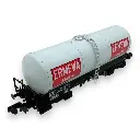 Wagon citerne ANF "ERMEWA-GENEVE" - Ree Modèles NW-222 - N 1/160 - SNCF - Ep III - 2R