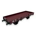 Wagon Plat OCEM 29 PLM Rouge Sideros REE MODELES WB601 SNCF - HO 1/87 - EP II