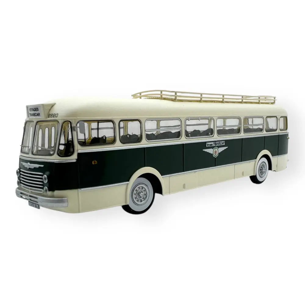 Autocar Renault R4190 "Transcar" Vert/Crème 75 - Ree Modèles CB136 - HO 1/87