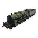 Locomotive à vapeur 141 C 331 - REE MODELES MB157SAC - SNCF - HO 1/87