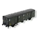 Fourgon OCEM 30 "Sotteville" avec feux DCC - Ree Modèles VB113S - HO 1/87 - SNCF - Ep III - 2R