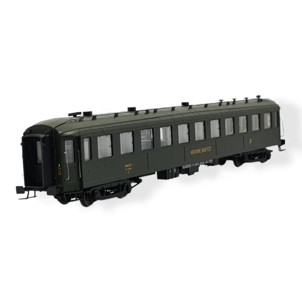 Voiture buffet Bacalan de type B3r - REE MODELES VB373 - SNCF - HO 1/87 - Ep IIIB