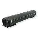 Une voiture OCEM RA B9 verte - REE MODELES VB383 - SNCF - HO 1/87 - Ep IIIB