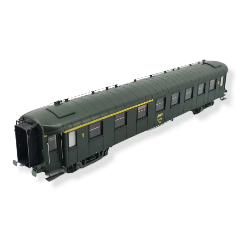 Voiture OCEM RA A3B5 verte - REE MODELES VB387 - SNCF - HO 1/87 - EP IV