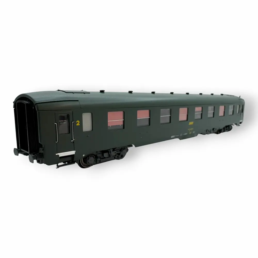 Voiture DEV B8 Ex-A8 U53 vert 301 REE MODELES VB395 SNCF - HO 1/87 - Ep IV